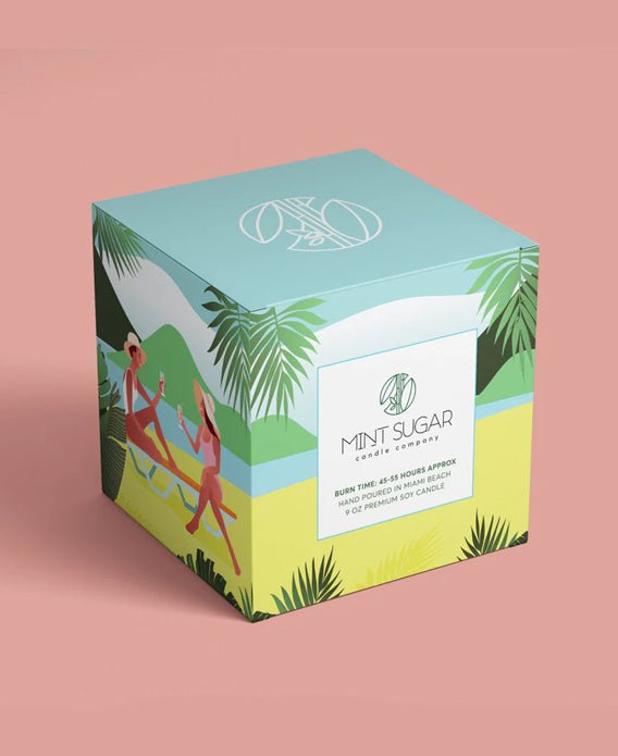 Discover the Natural Essence of Mint Sugar Soy Wax Candles - Mint Sugar Candle