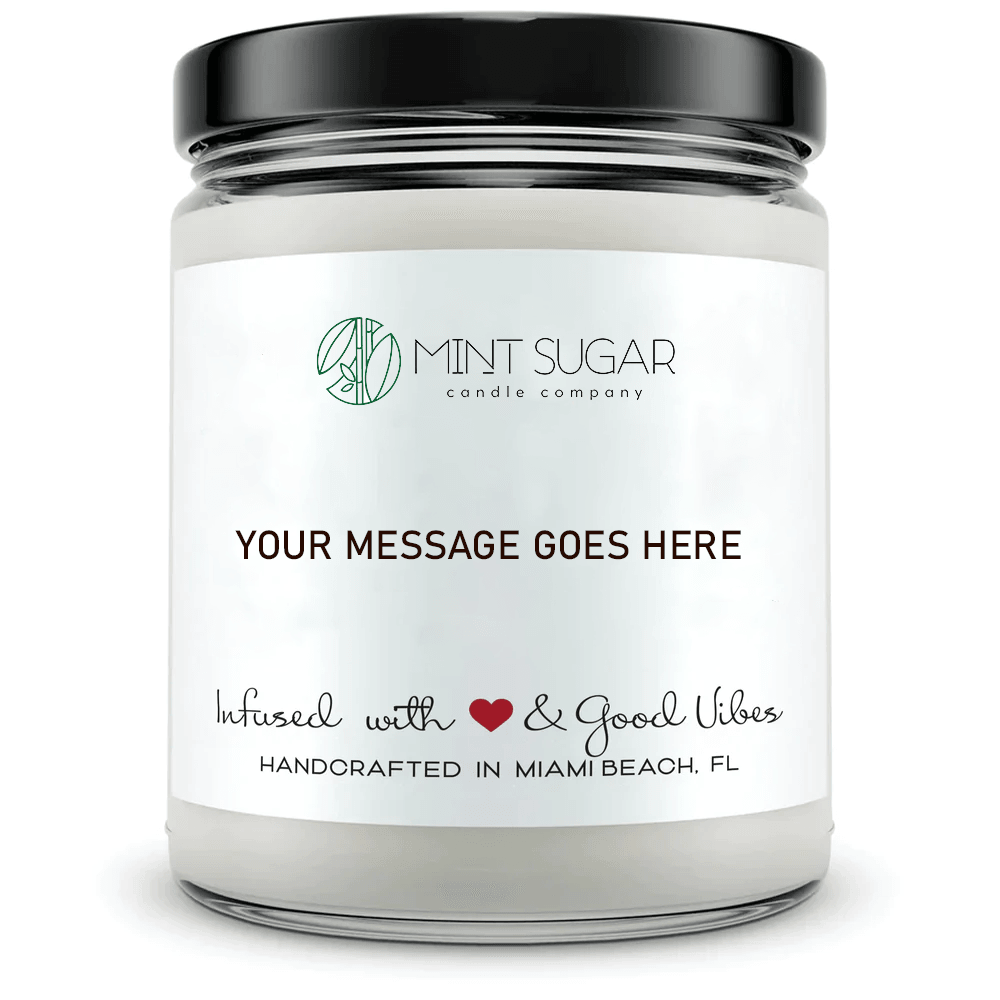 Personalize Your Candle - Mint Sugar Candle