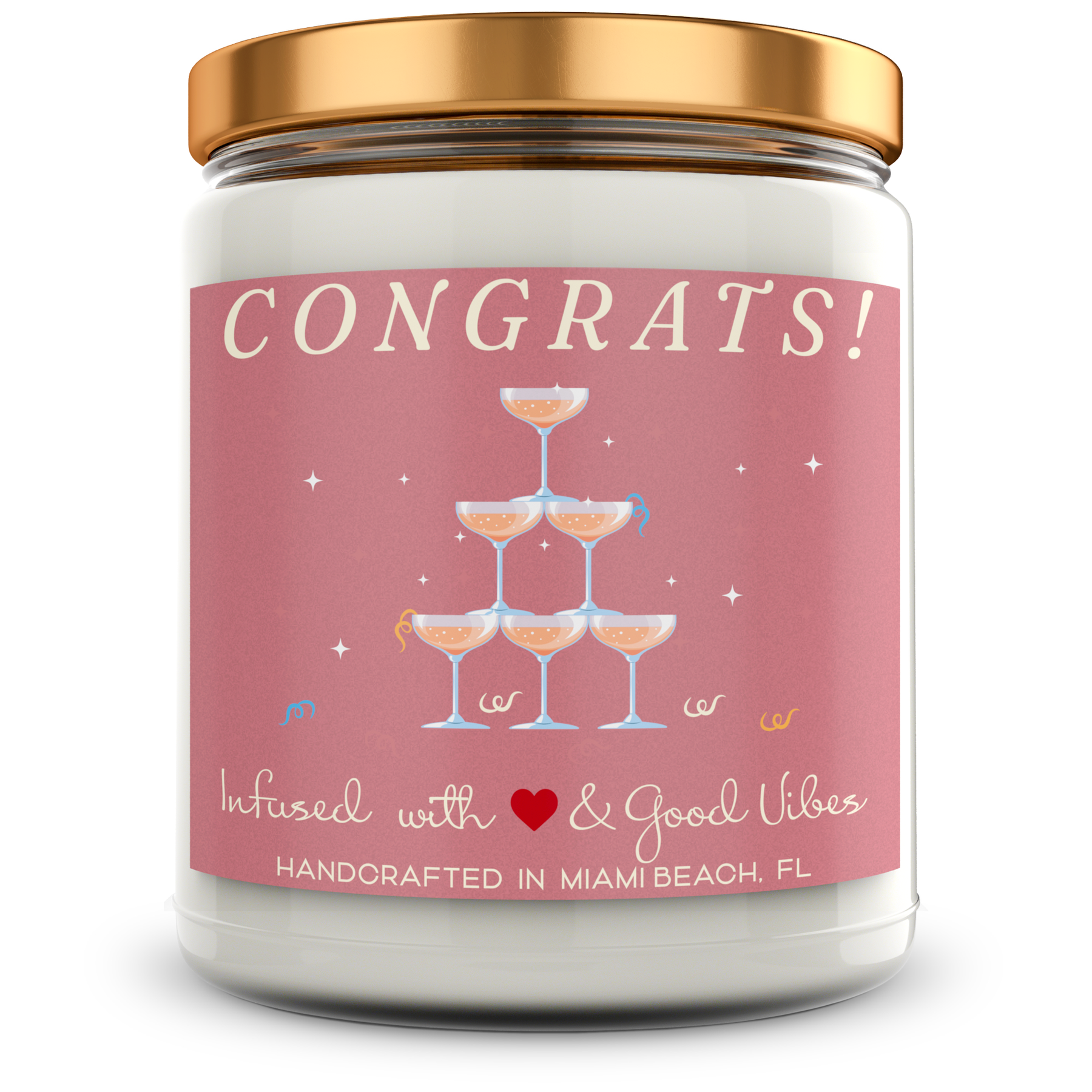 Congrats! - Mint Sugar Candle