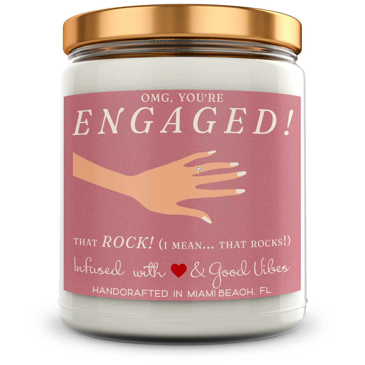 OMG, You're Engaged! - Mint Sugar Candle