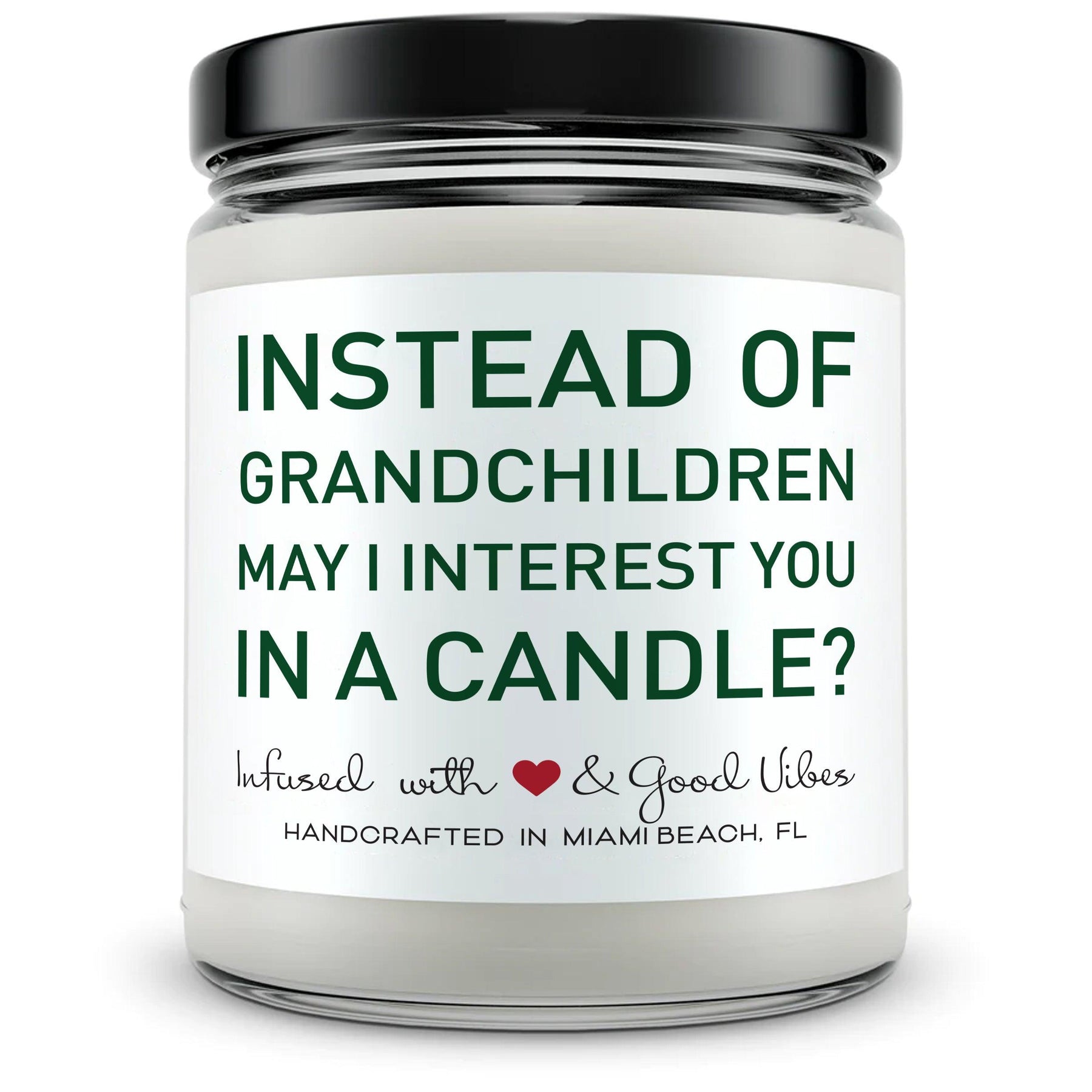 Instead of Grandchildren... - Mint Sugar Candle