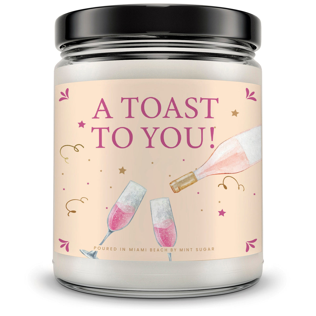 A toast to you! Candle - Mint Sugar Candle