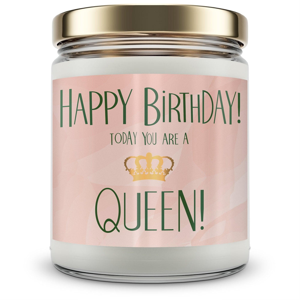 Happy Birthday QUEEN! - Mint Sugar Candle
