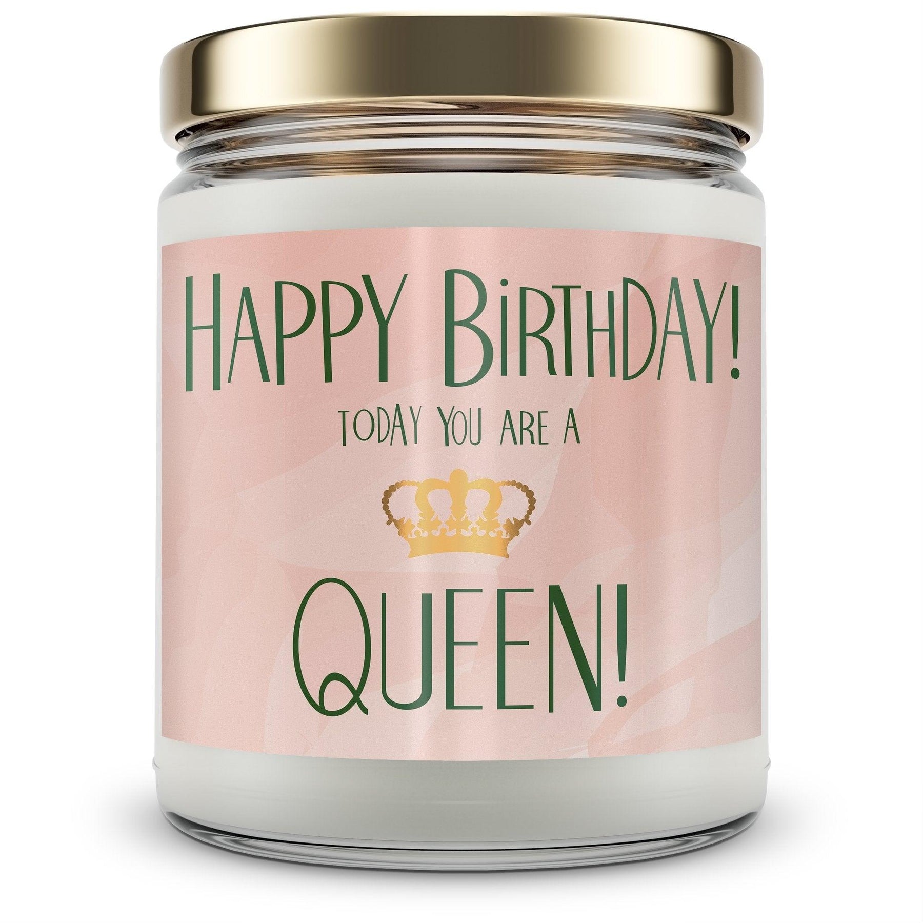 Happy Birthday QUEEN! - Mint Sugar Candle