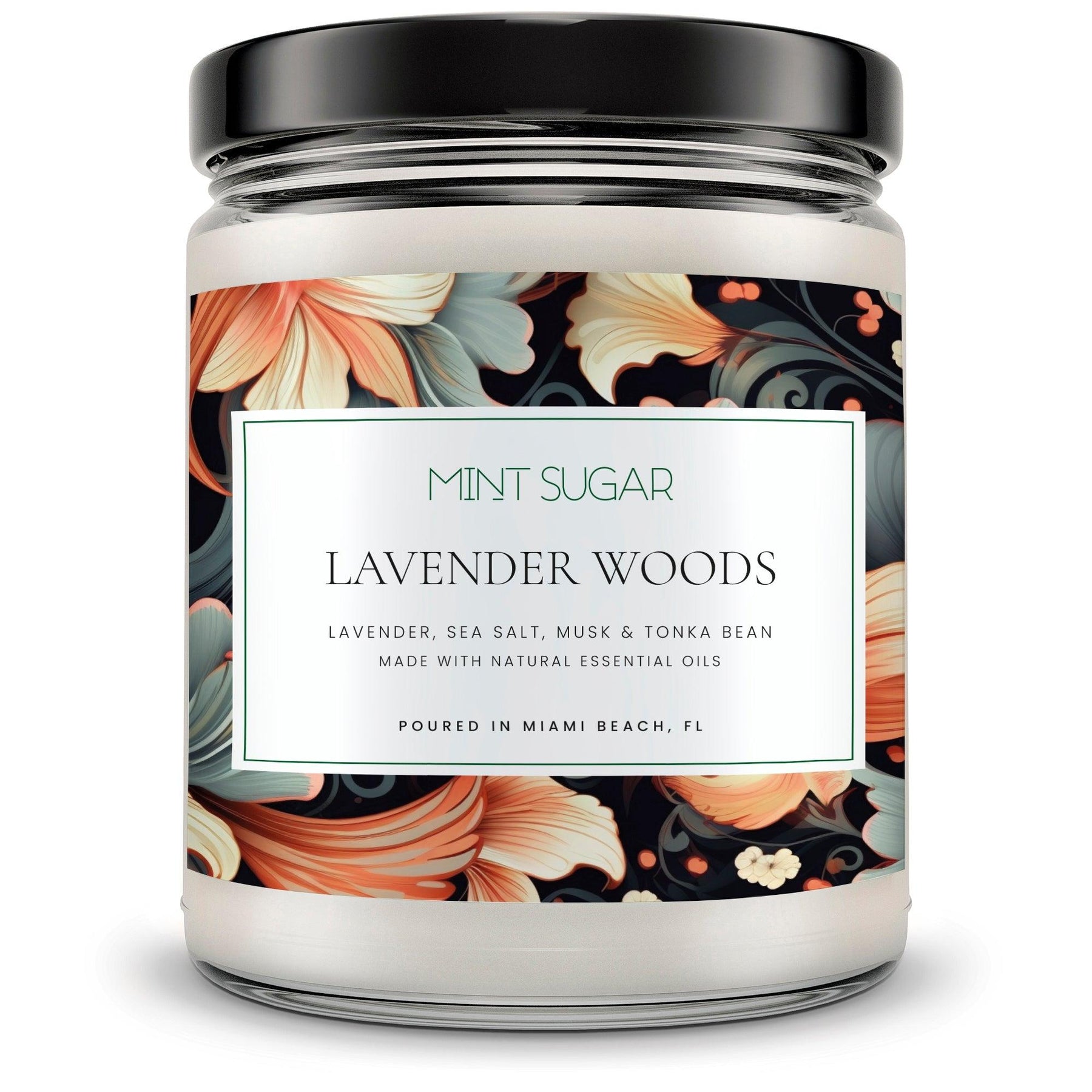 Lavender Woods Scent Candle - Mint Sugar Candle