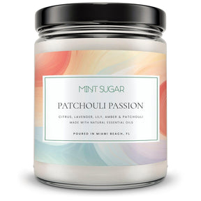 Patchouli Passion Scent Candle - Mint Sugar Candle