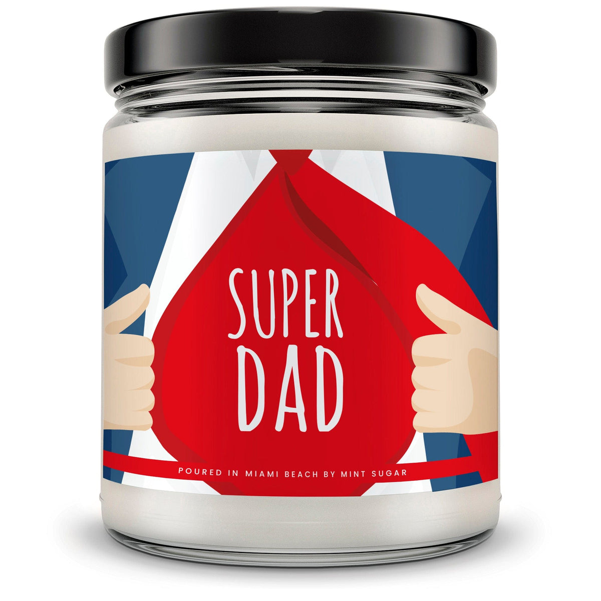 SUPER Dad Candle - Mint Sugar Candle